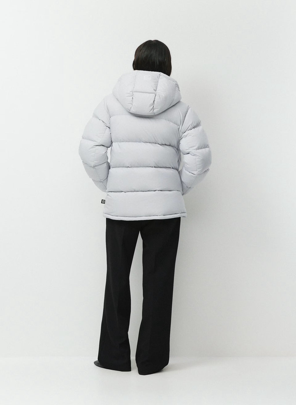 Long Down Puffer Jacket - Blue
