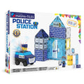 Police Station Magnetic Building Set - 35 Pieces