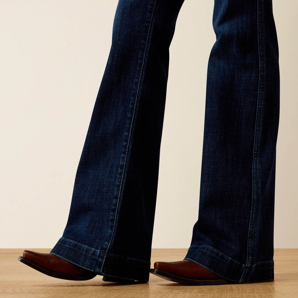 Women's High-Rise Slim Trouser Jeans - Blue