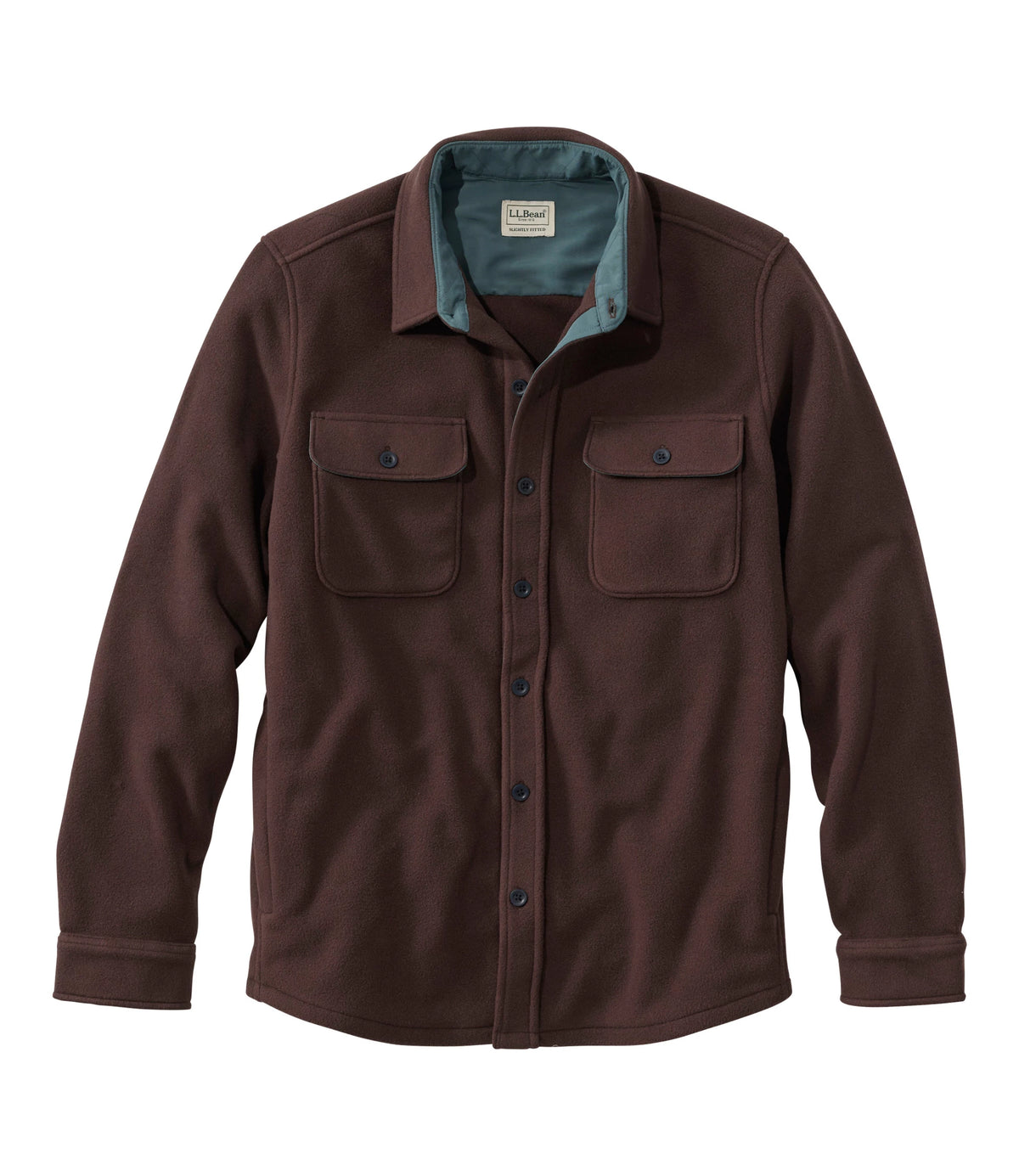 Men's Recycled Fleece Overshirt - Dark Navy
