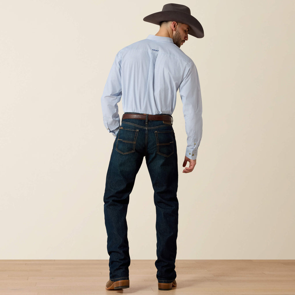 Men's Relaxed Bootcut Jeans - Black