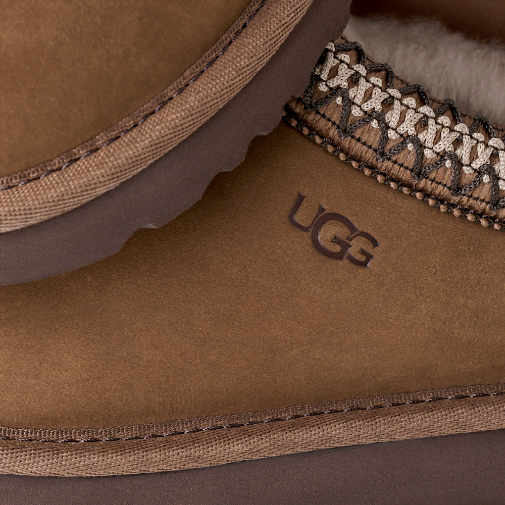 Women's Nubuck Indoor-Outdoor Mule - Dark Chestnut