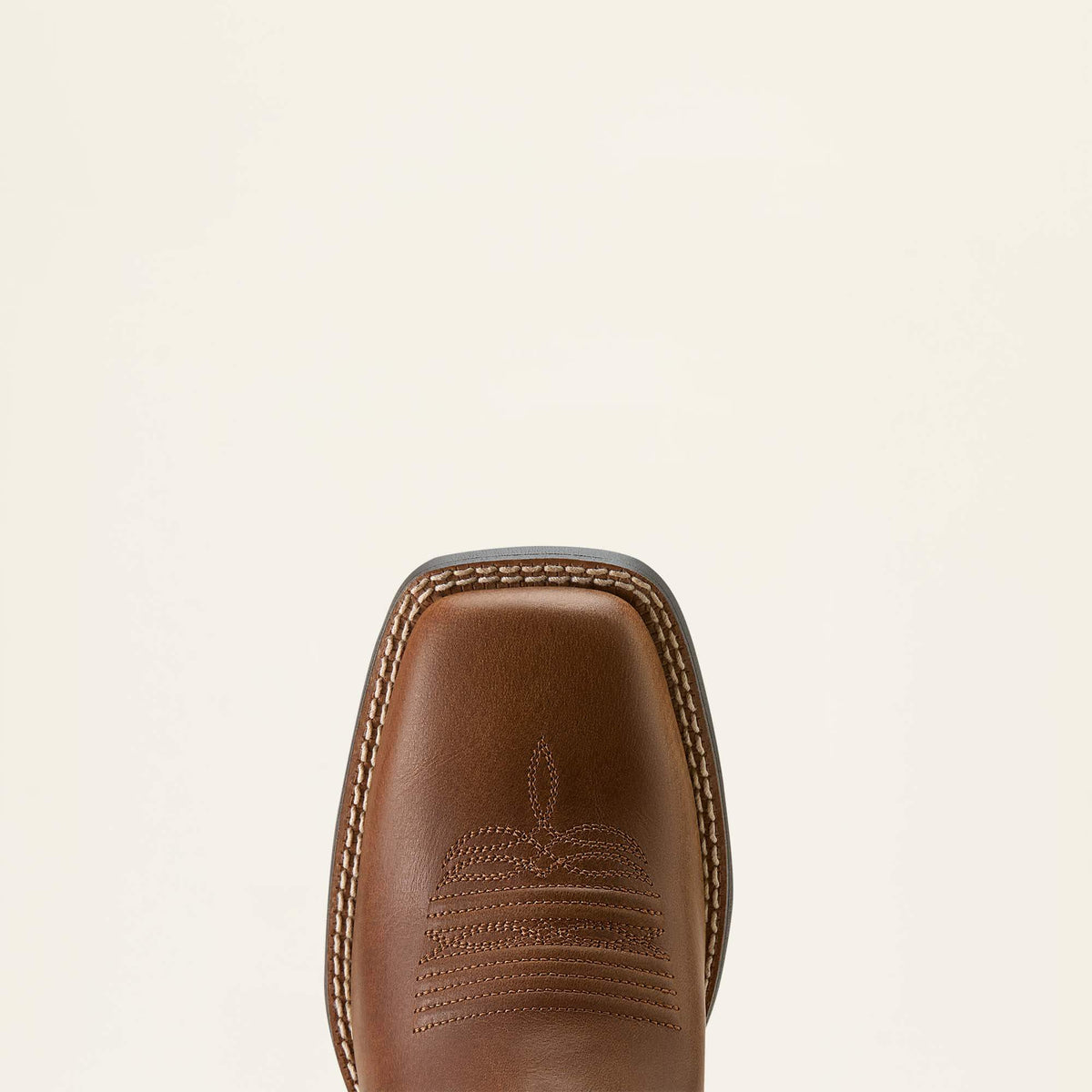 Women's Leather Wide Square Toe Western Boot