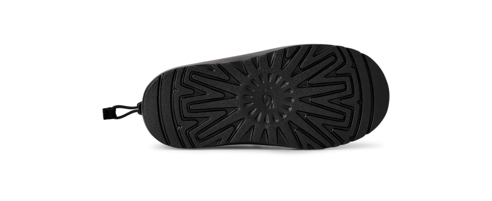 Kids' Waterproof Suede Slip-On Shoe - Black