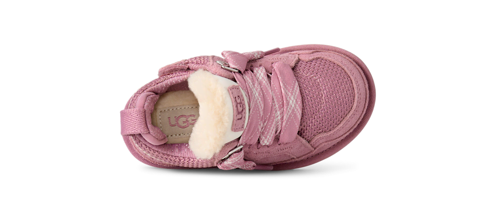 Toddler Suede and Mesh Sneaker - Brown