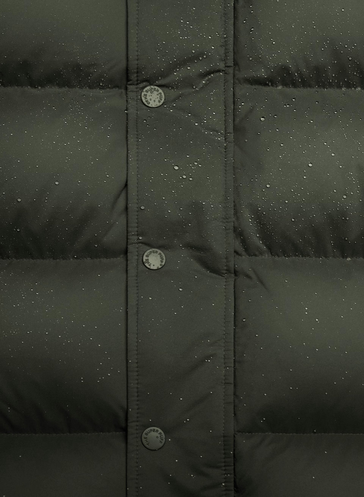 Long Down Puffer Jacket - Blue