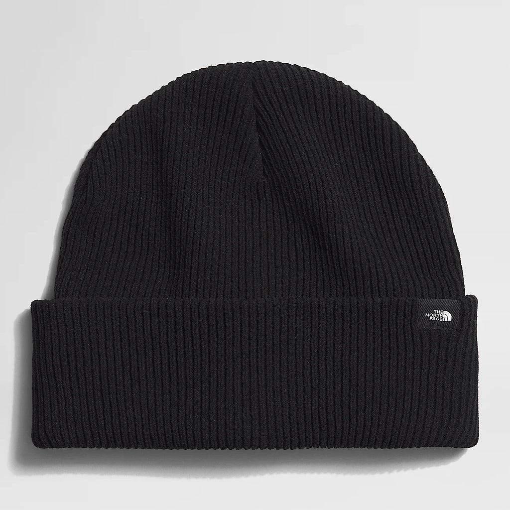 Cuffed Knit Beanie - Black