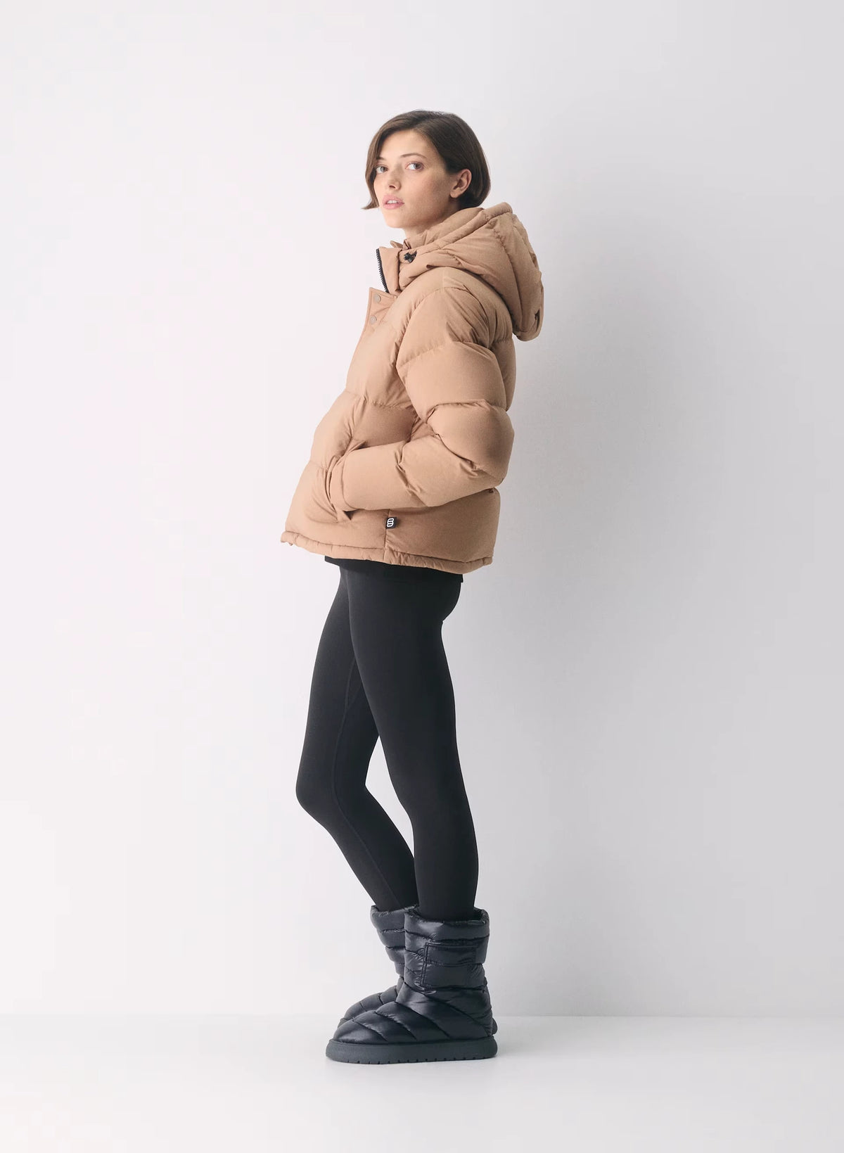 Short Down Puffer Jacket - Blue