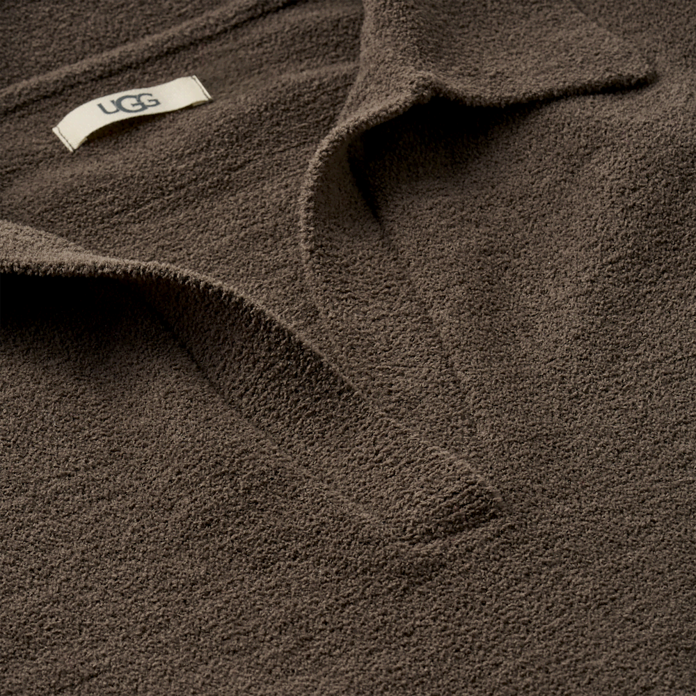 Women's Short-Sleeve Polo Sweater - Sand