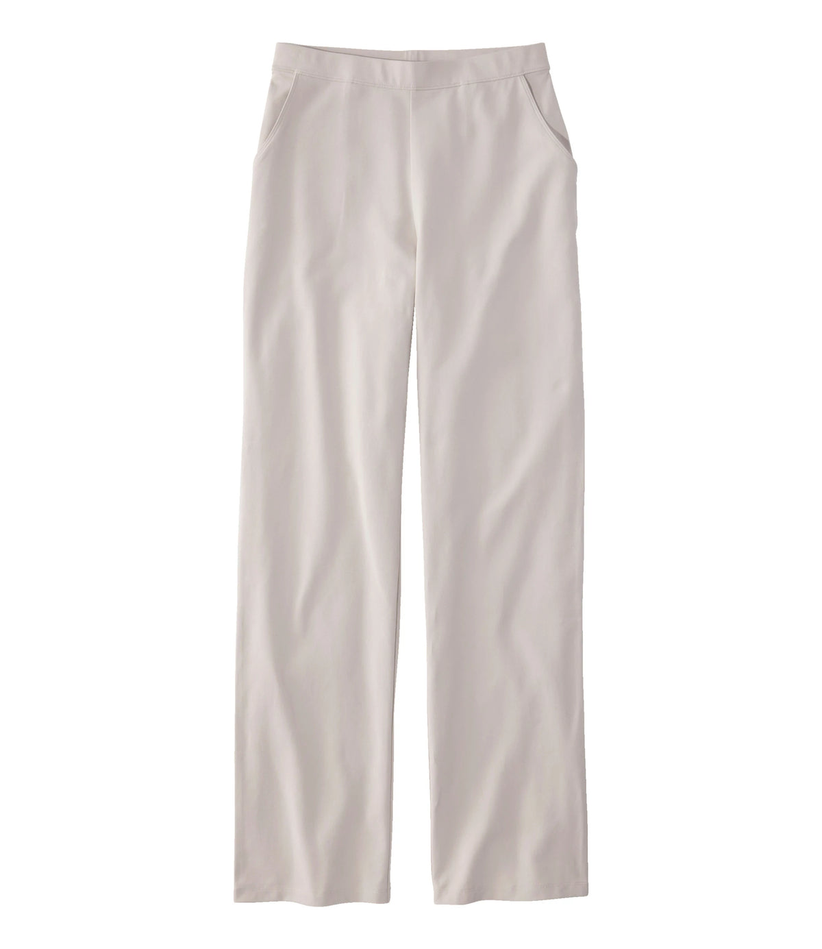 Women's High-Rise Straight-Leg Knit Pants - Black
