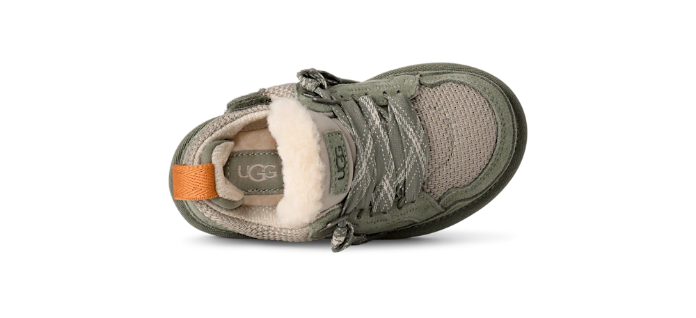 Toddler Suede and Mesh Sneaker - Brown