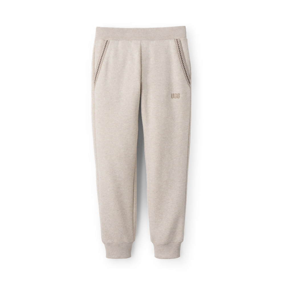 Men's Cotton Blend Drawstring Joggers - Purple