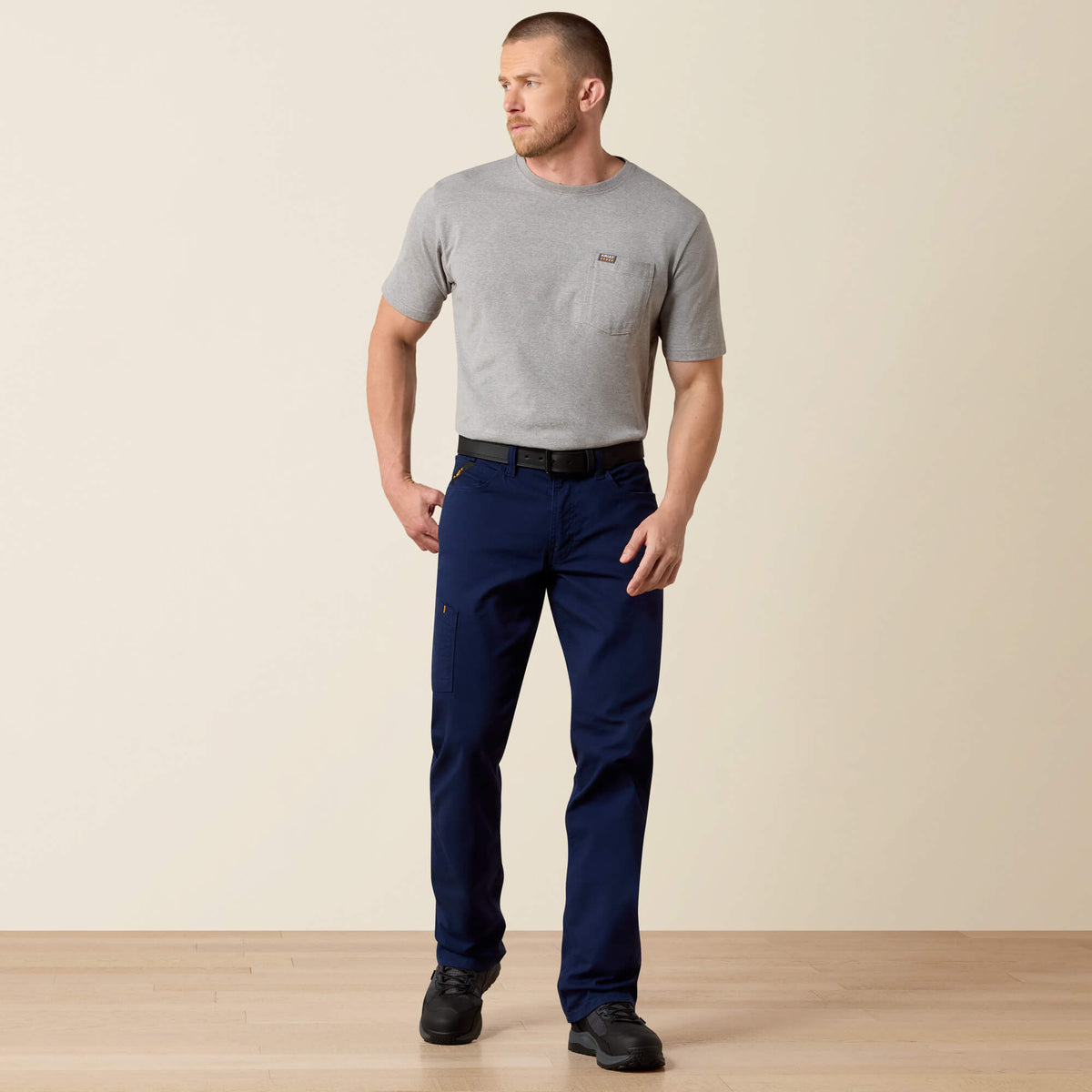 Men's Relaxed Stretch Canvas Work Pants - Khaki