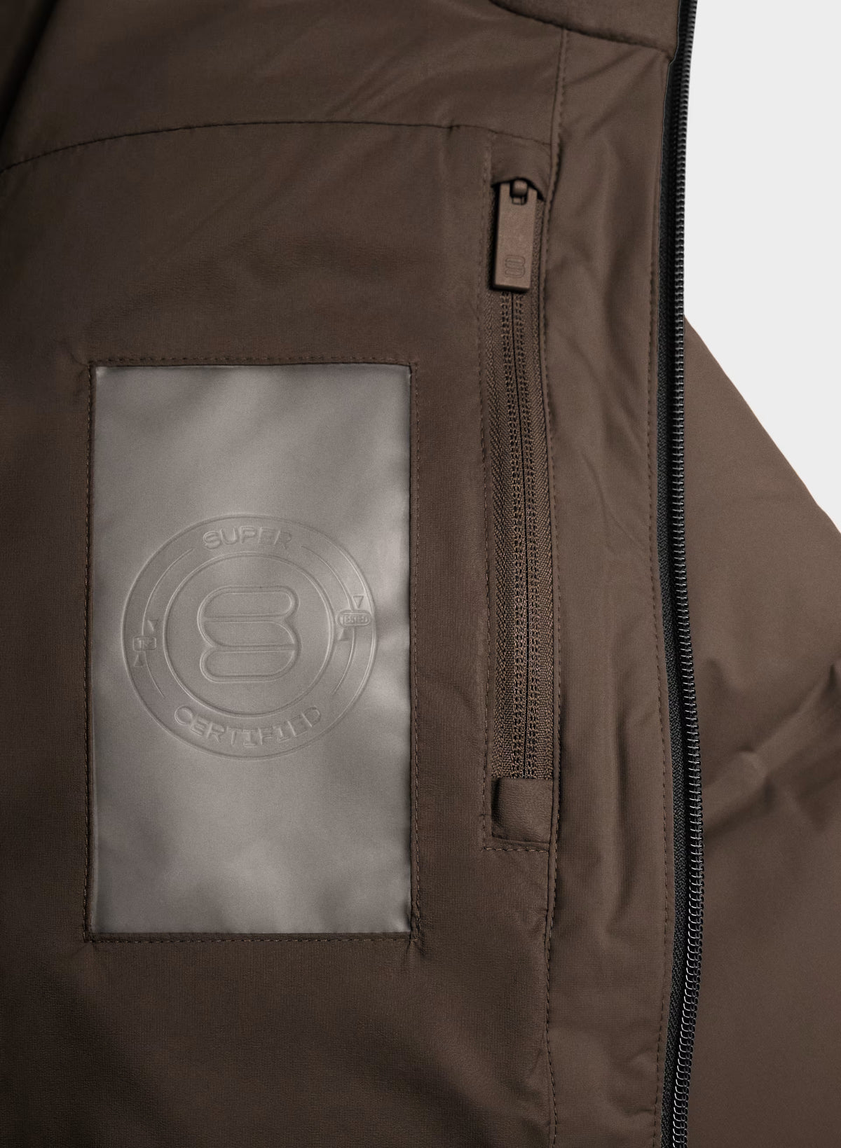 Waterproof Long Down Puffer Coat - Gray