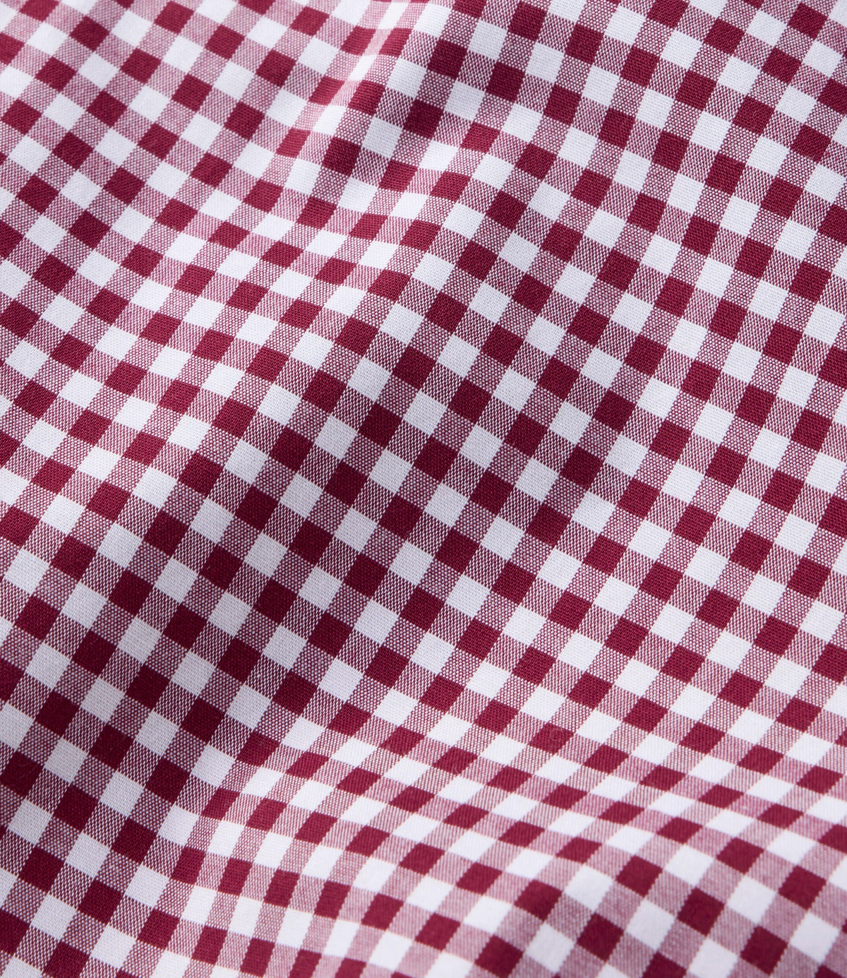Men's Cotton Check Button-Down Shirt - Light Gold