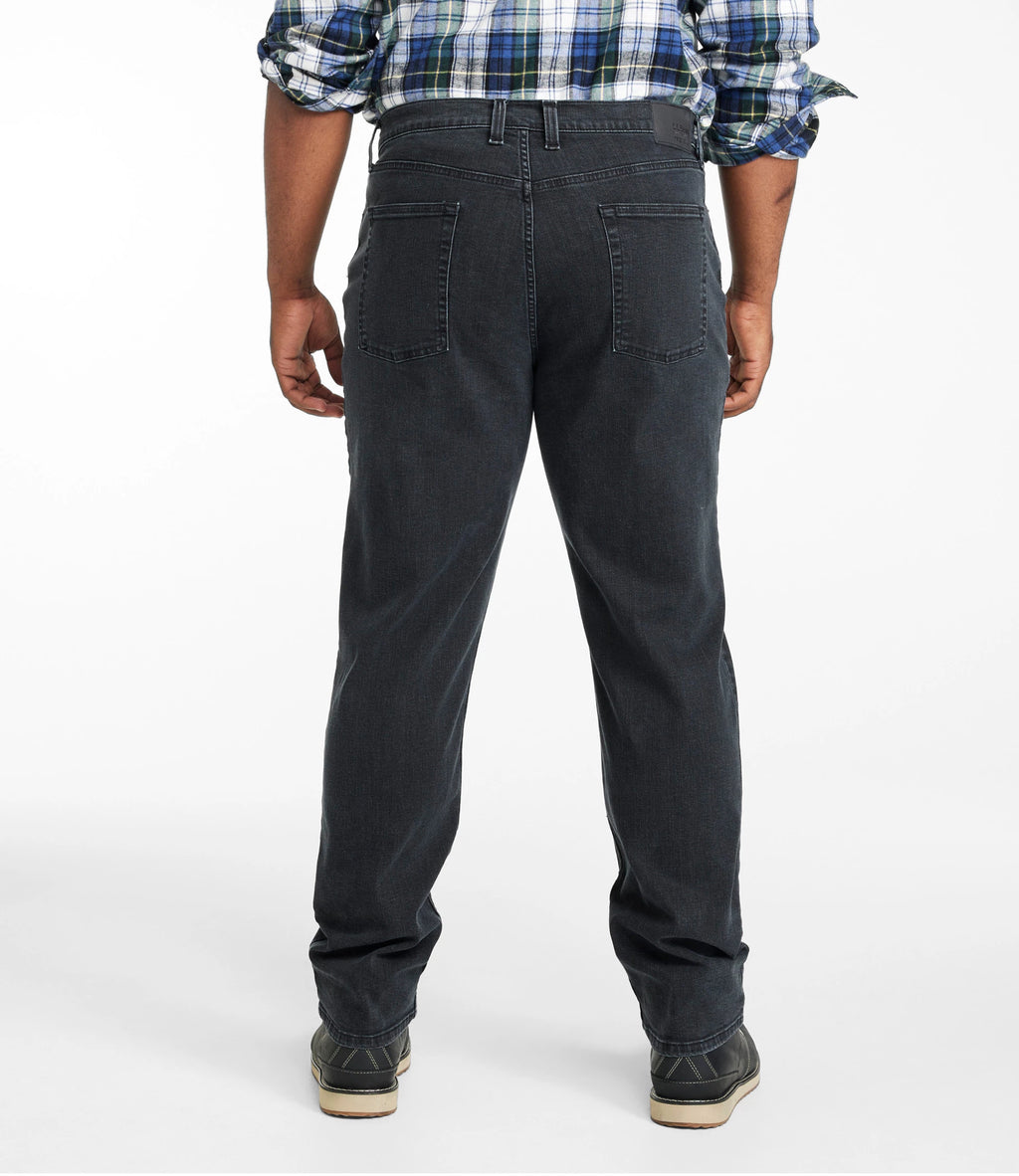 Men's Stretch Straight-Leg Jeans - Tan