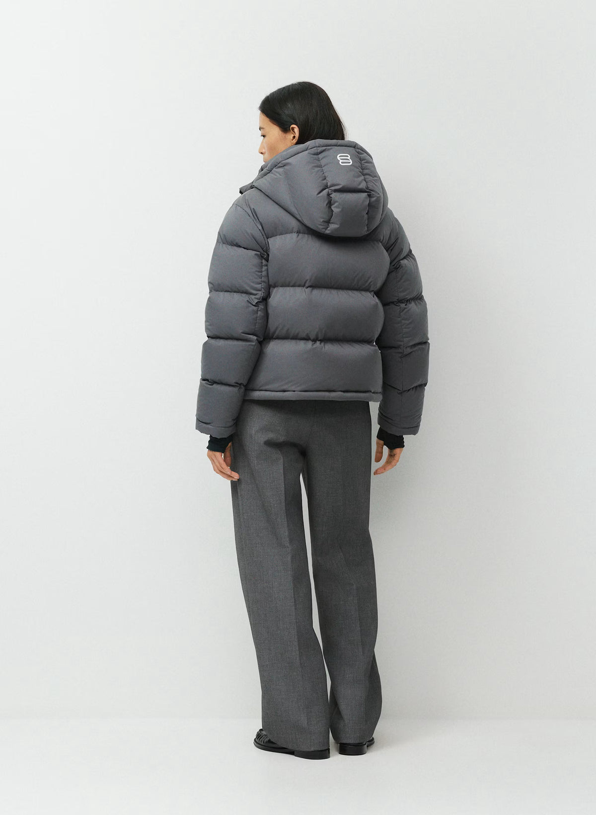 Short Down Puffer Jacket - Blue