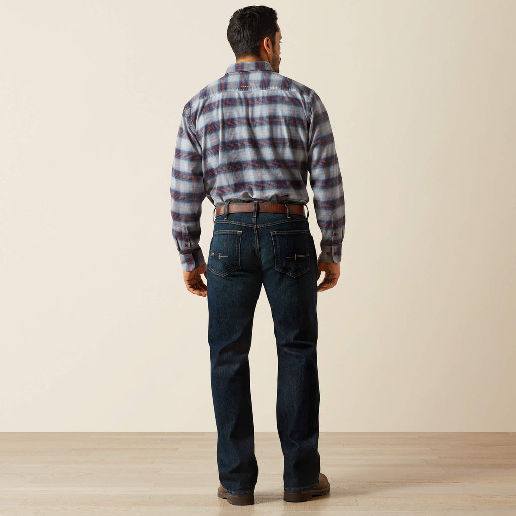 Men's Straight Stretch Work Jeans - Black