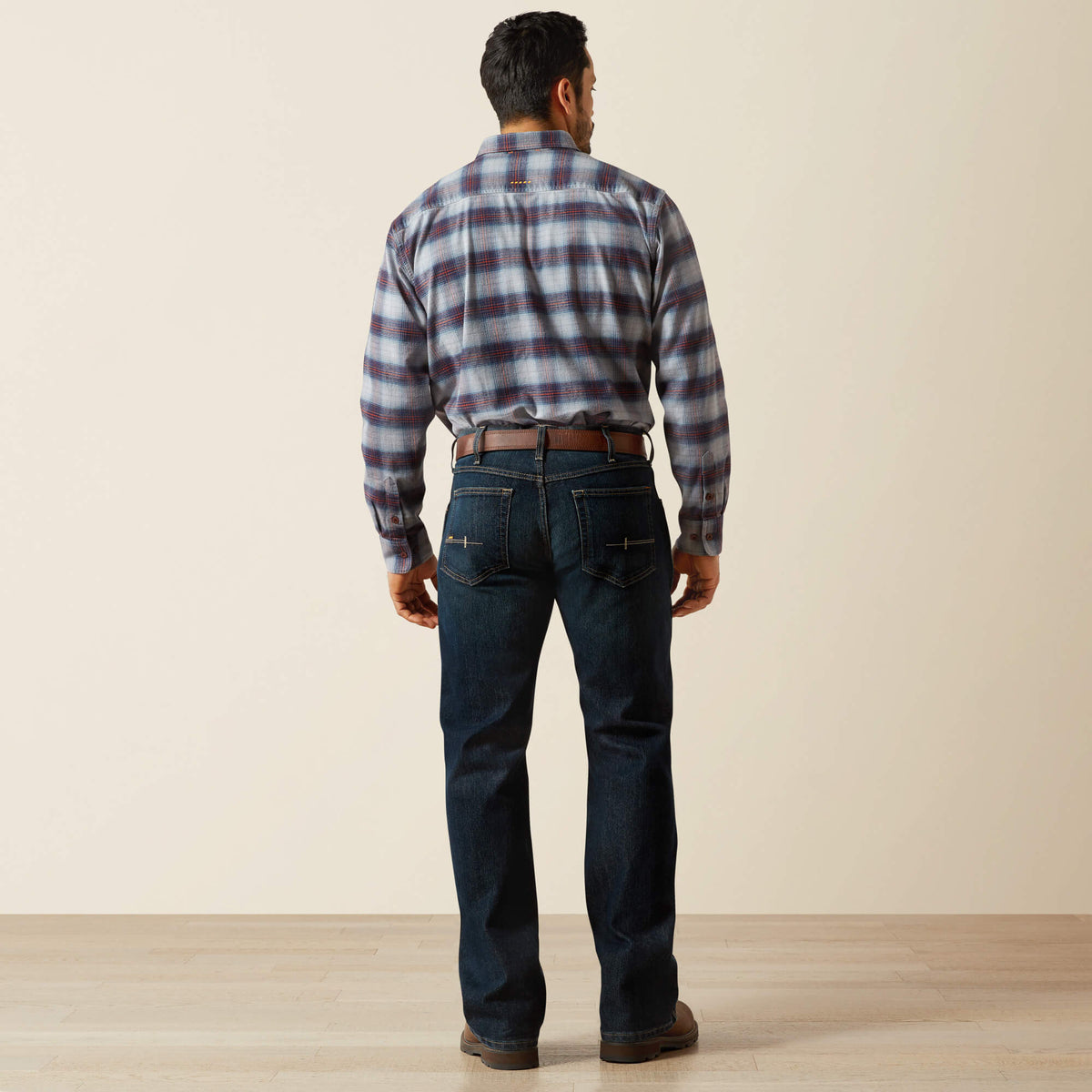 Men's Straight Stretch Work Jeans - Black