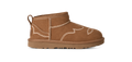 Kids' Suede Western-Inspired Short Boots - Chestnut