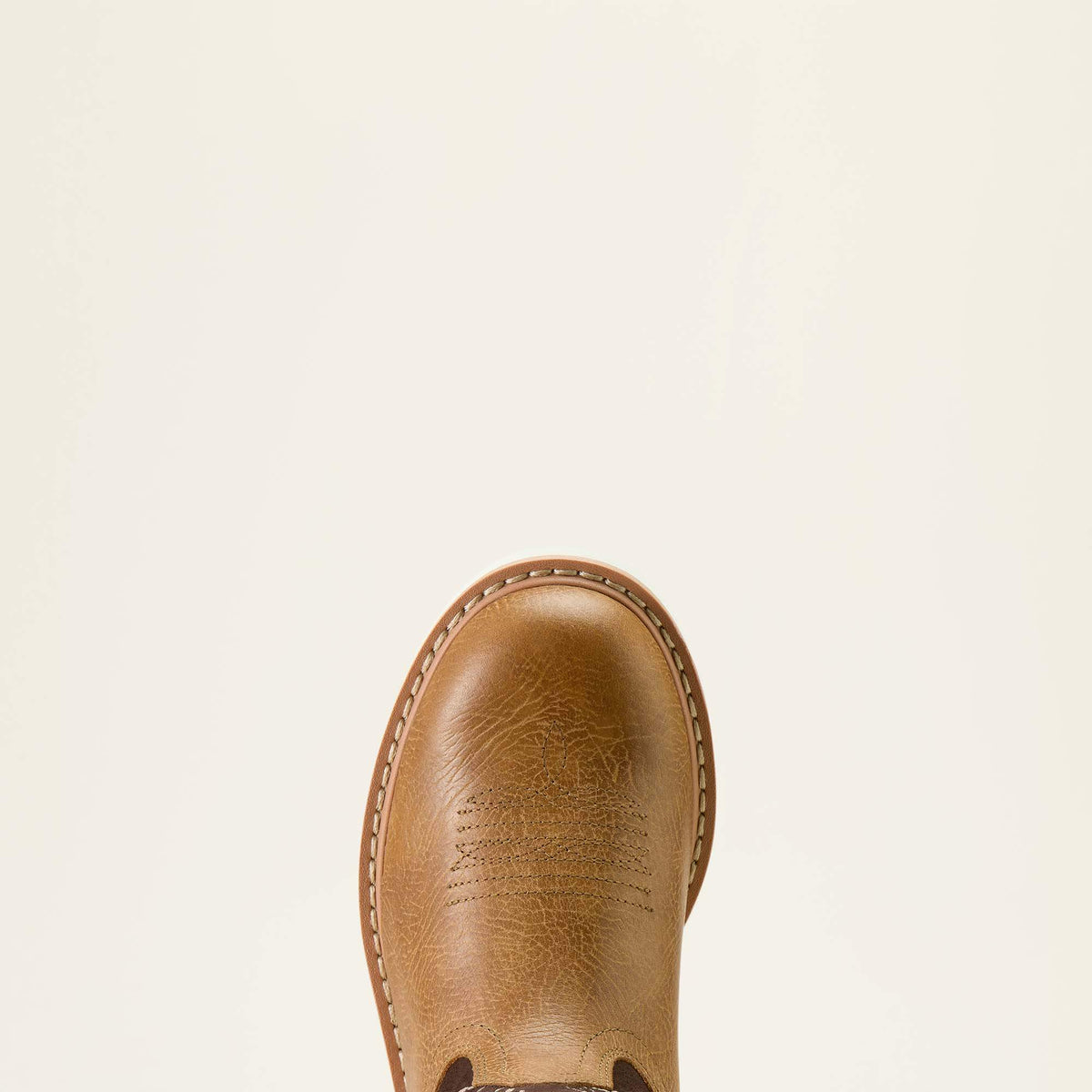 Kids' Round Toe Western Boots - Brown