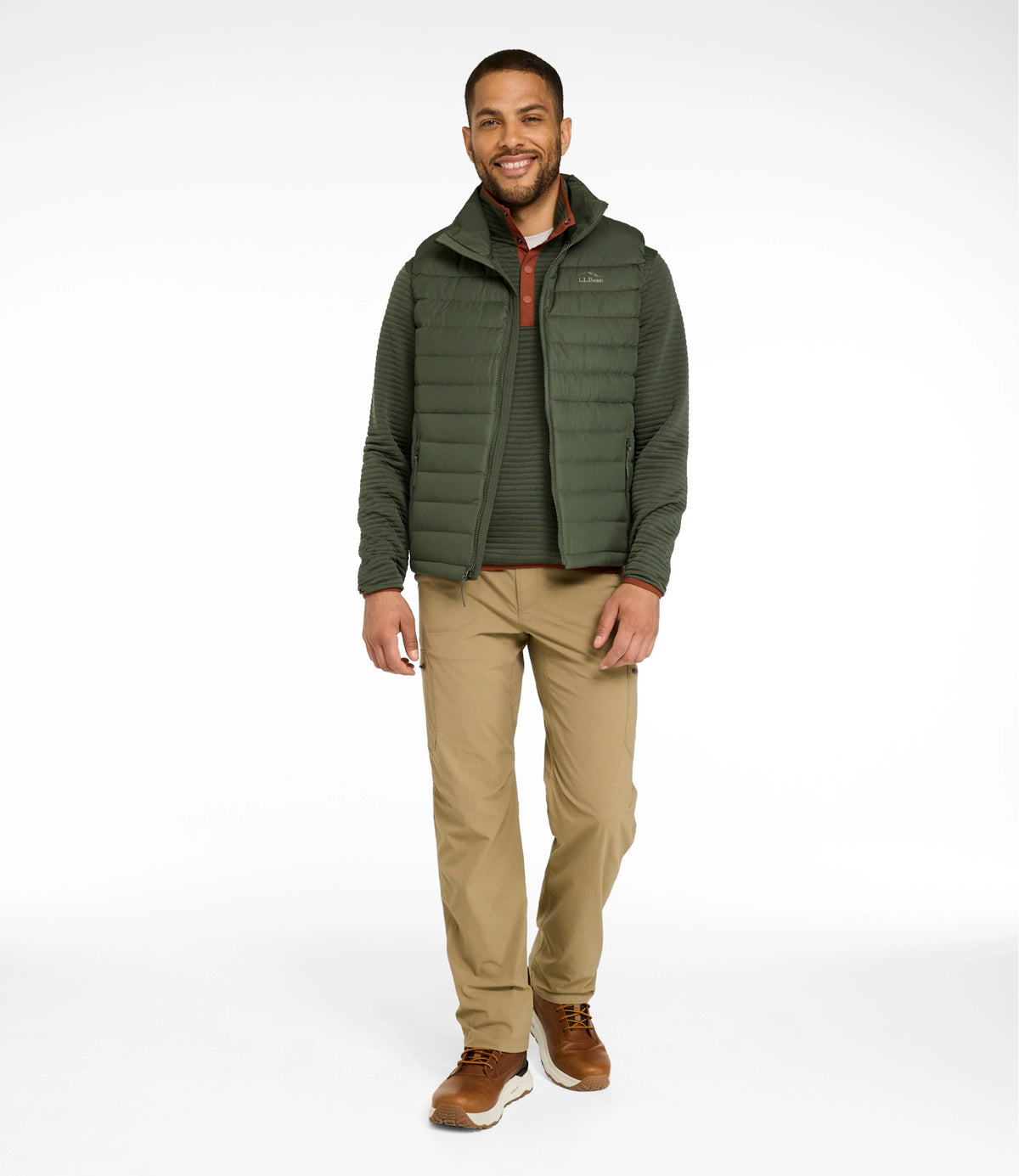 Men's Water-Resistant Hiking Pants - Gray
