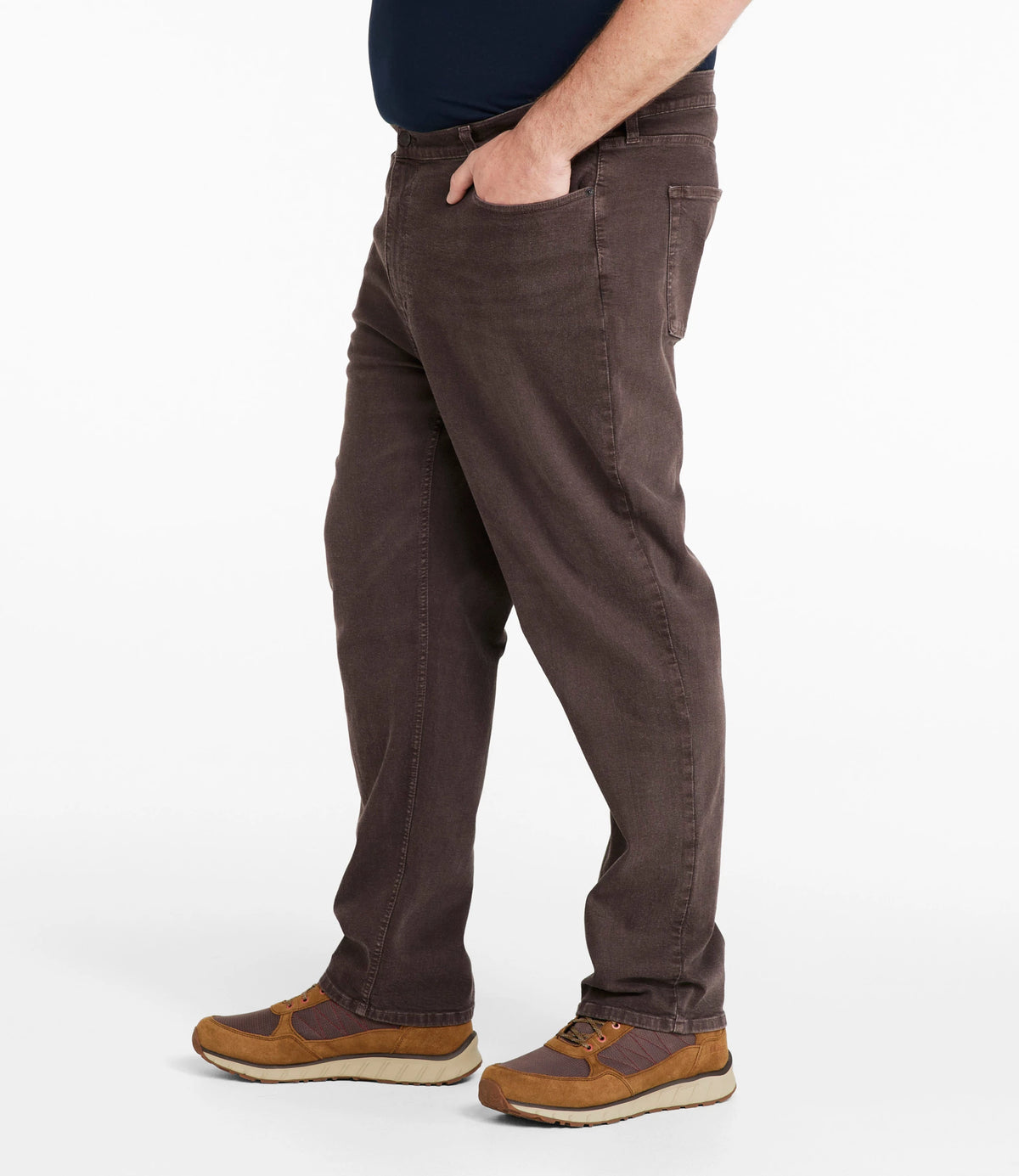 Men's Stretch Straight-Leg Jeans - Tan
