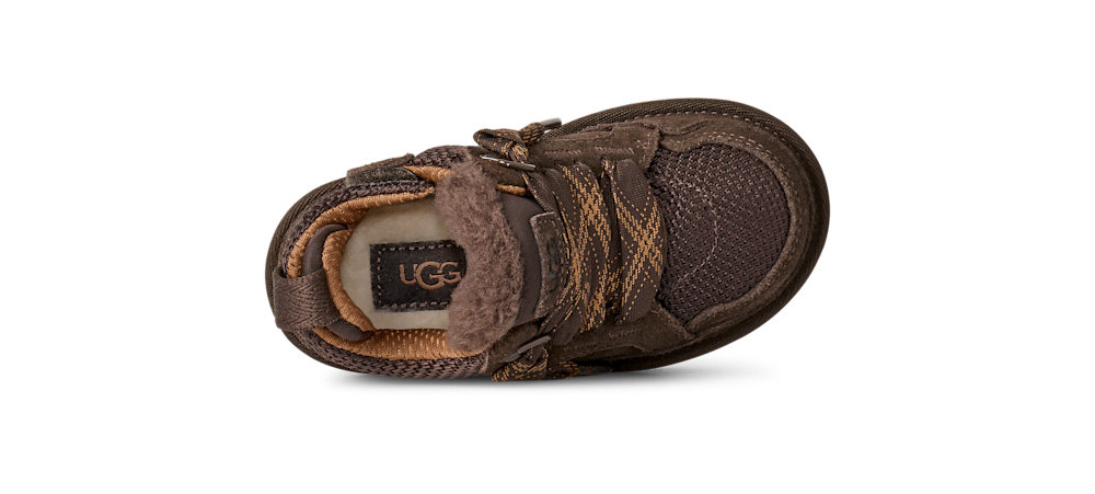 Toddler Suede and Mesh Sneaker - Brown
