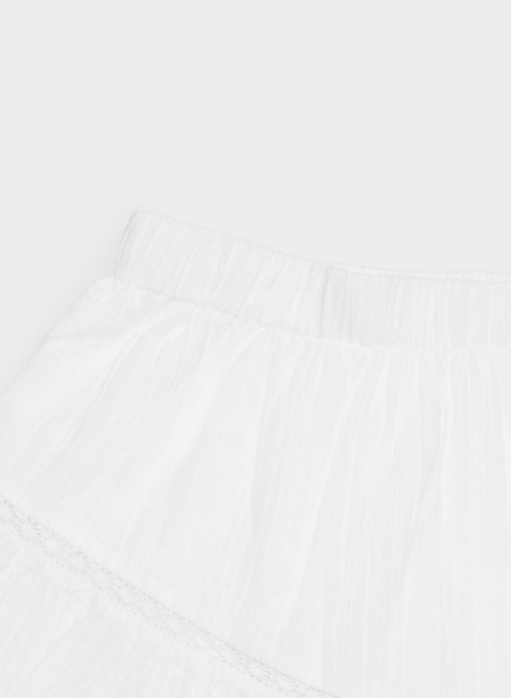 Relaxed Cotton Micro Skort - Ripple Blue