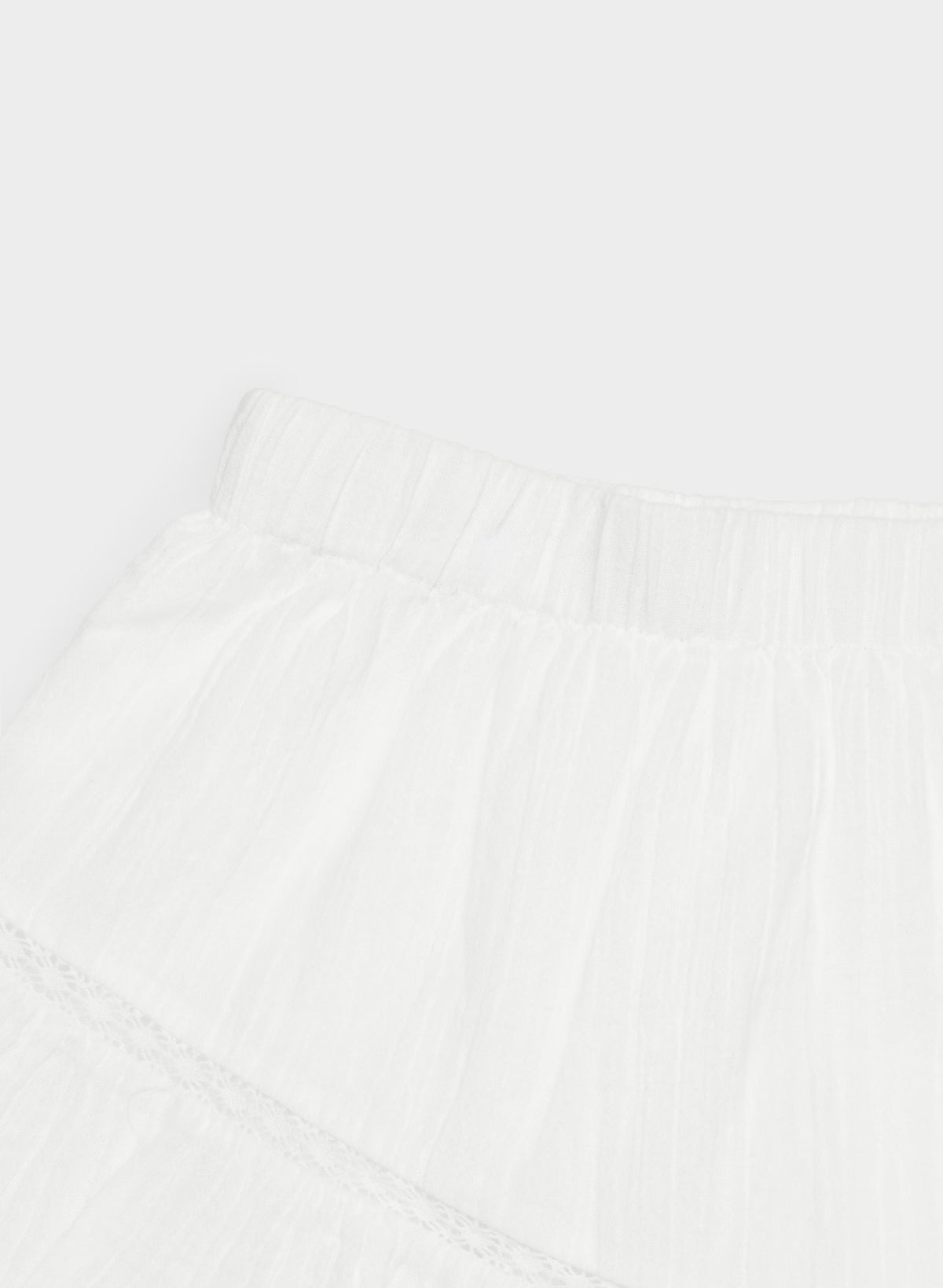 Relaxed Cotton Micro Skort - Ripple Blue