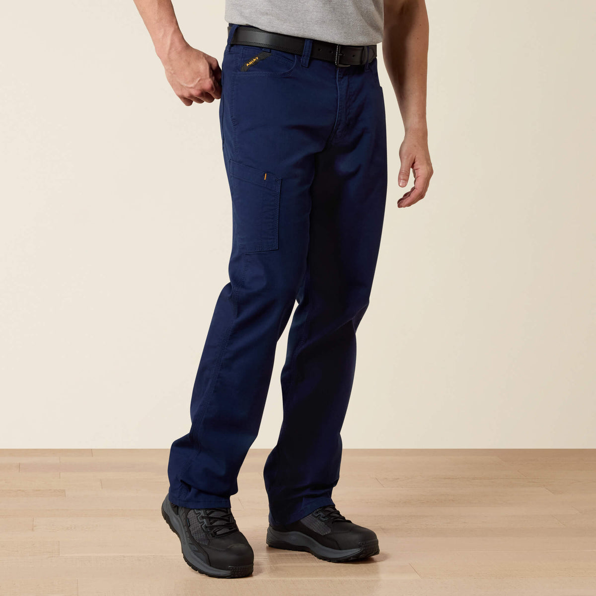 Men's Relaxed Stretch Canvas Work Pants - Khaki