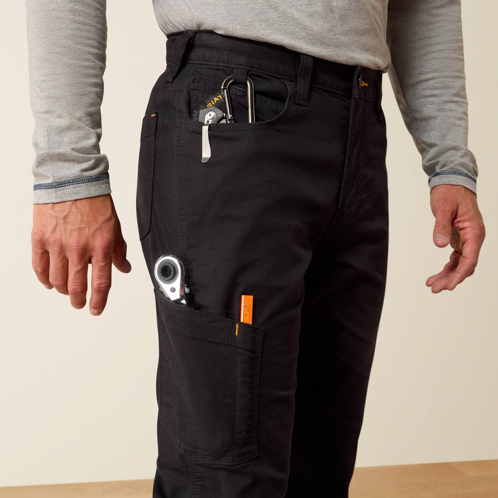 Men's Relaxed Stretch Canvas Work Pants - Khaki
