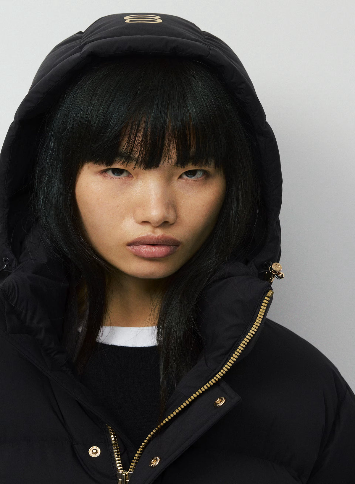 Long Down Puffer Jacket - Blue