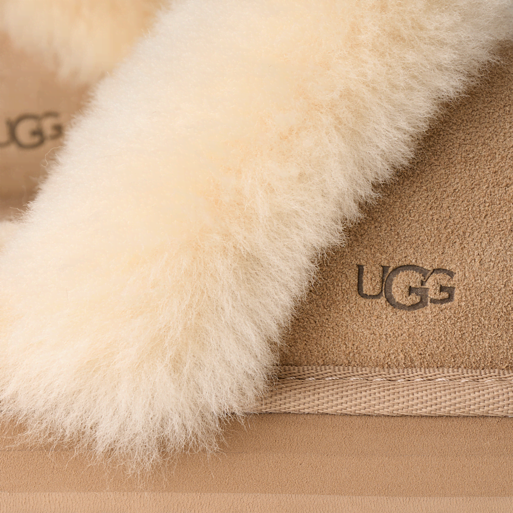 Kids' Suede Platform Slippers - Sand