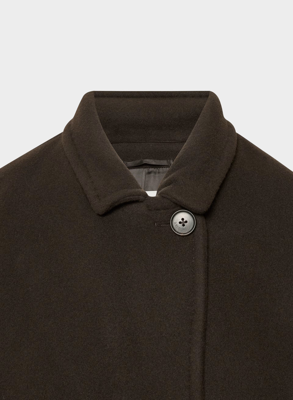Double-Breasted Wool Cashmere Coat - Herringbone