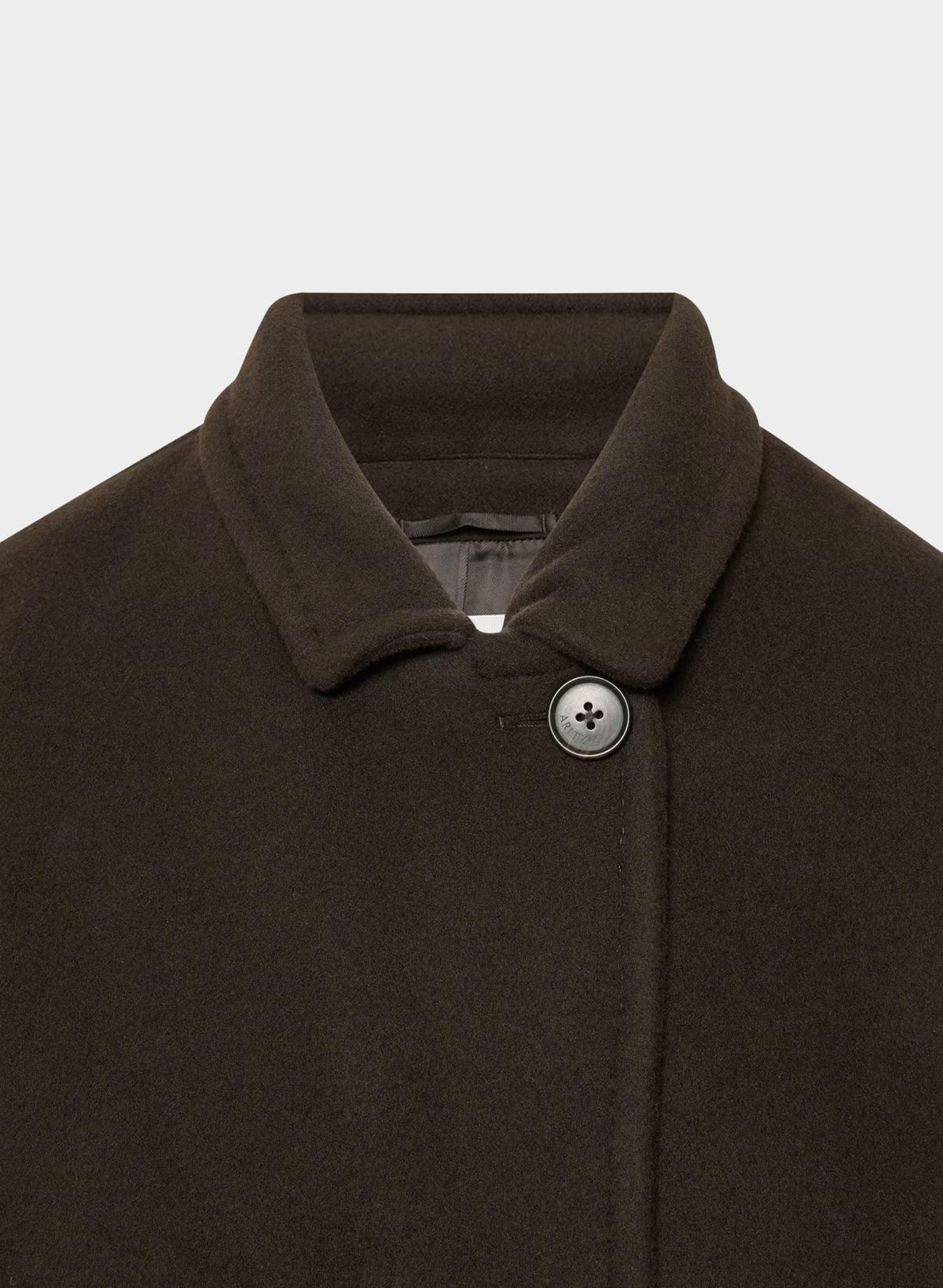 Double-Breasted Wool Cashmere Coat - Herringbone