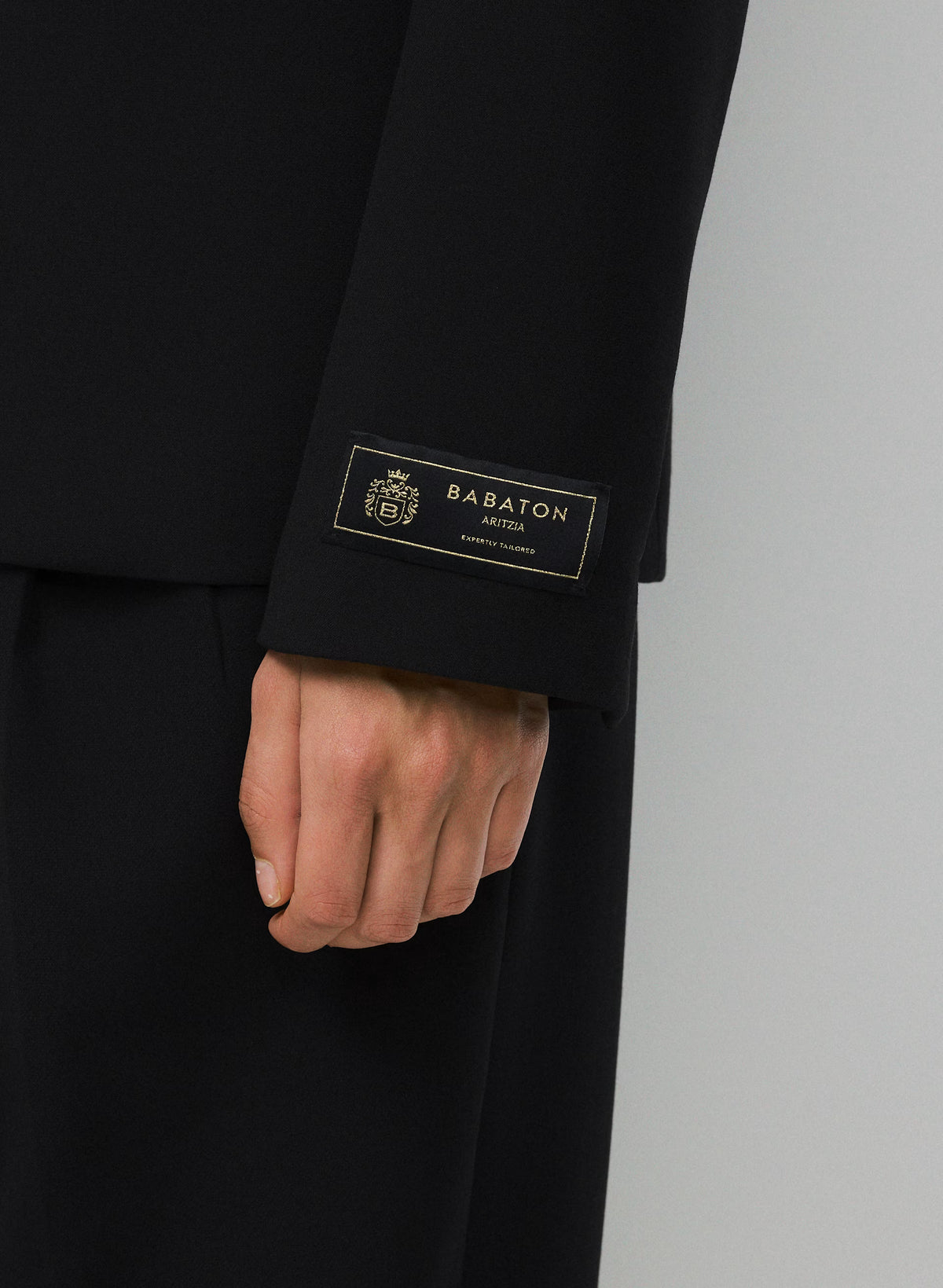 Single-Breasted Stretch Blazer - Check