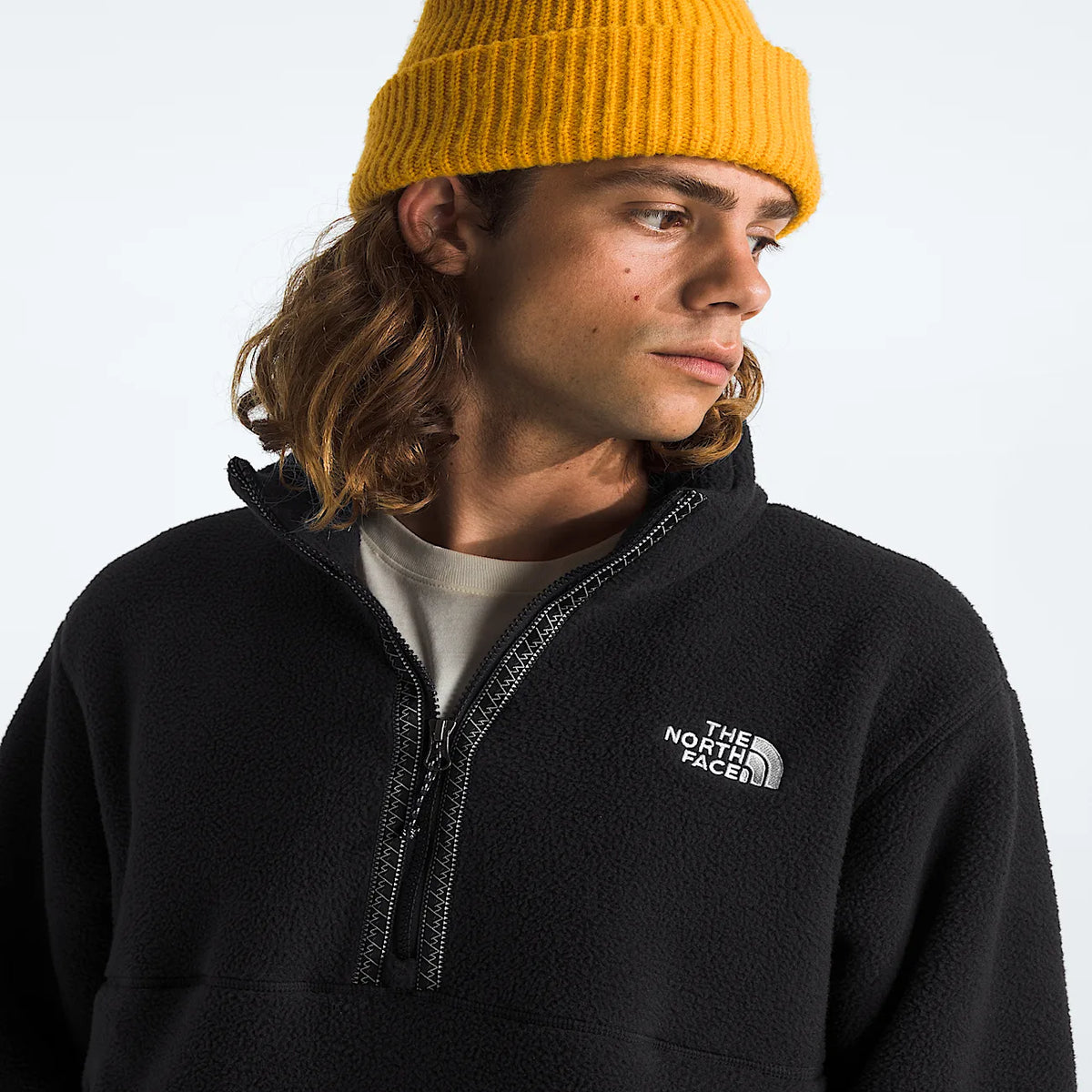 Men's Quarter-Zip Fleece Pullover - Black