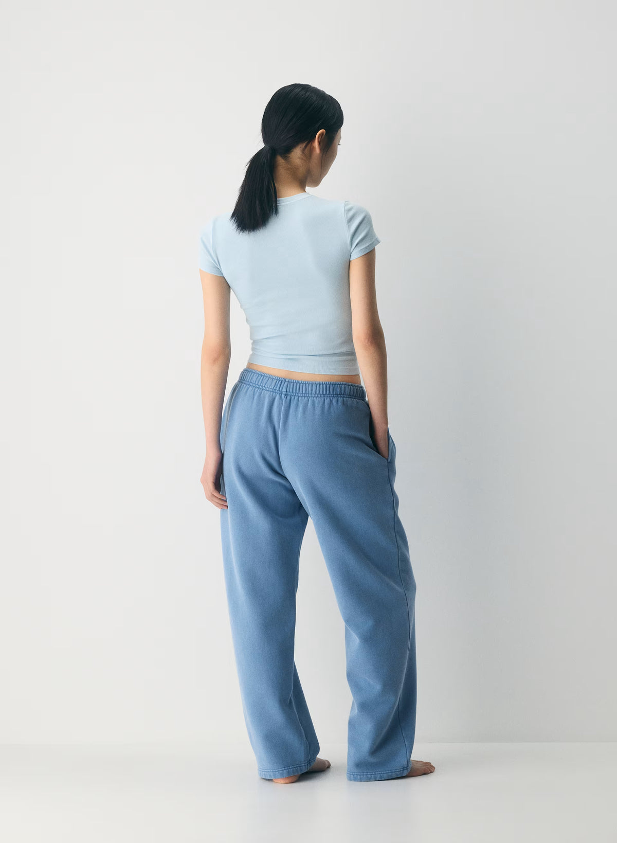 Straight-Leg Fleece Sweatpants - Yellow