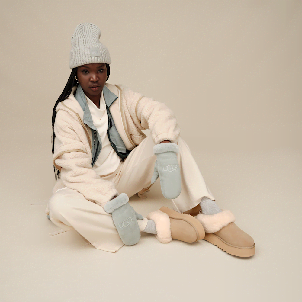 Women's Plush Fleece Zip Hoodie - Chestnut