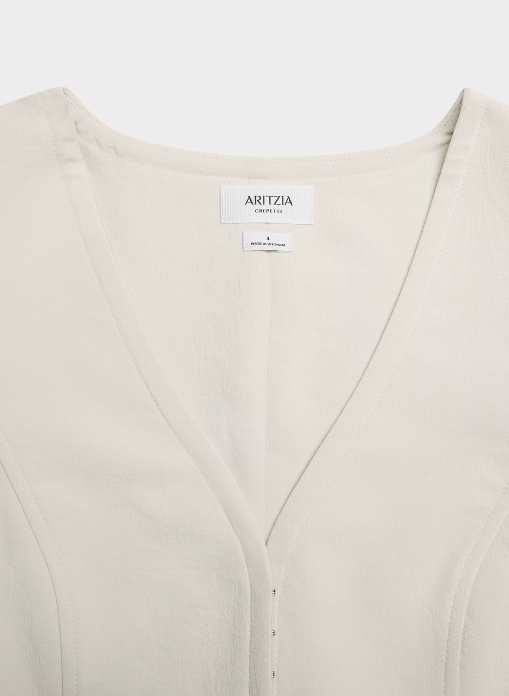 Lined Tailored Suit Vest - Olive