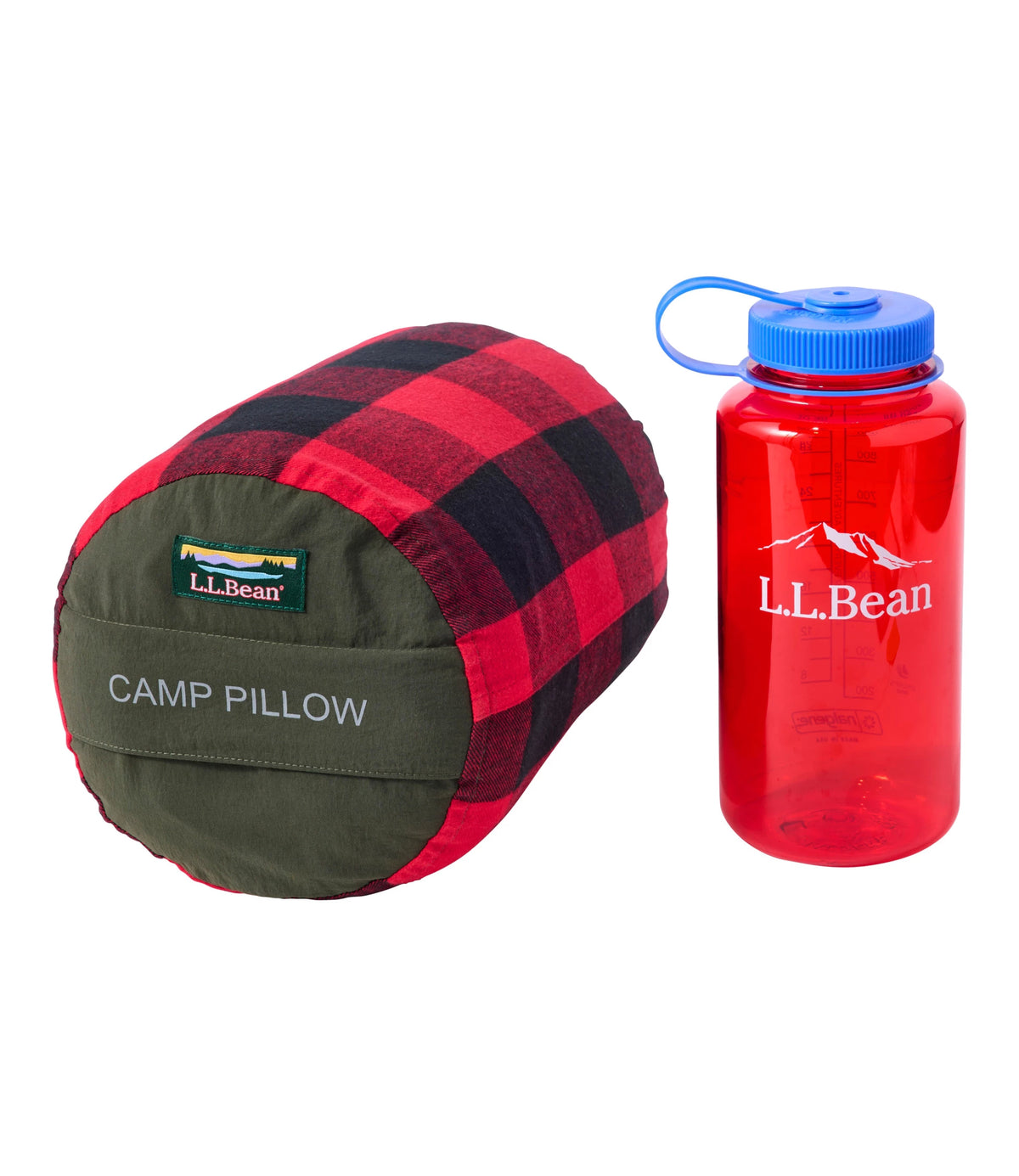 Flannel Camping Pillow - Plaid