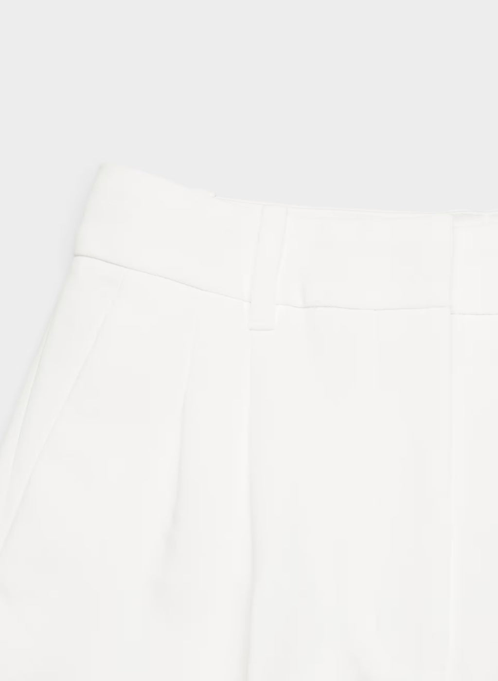 High-Rise Wide-Leg Crepe Trousers - Sand