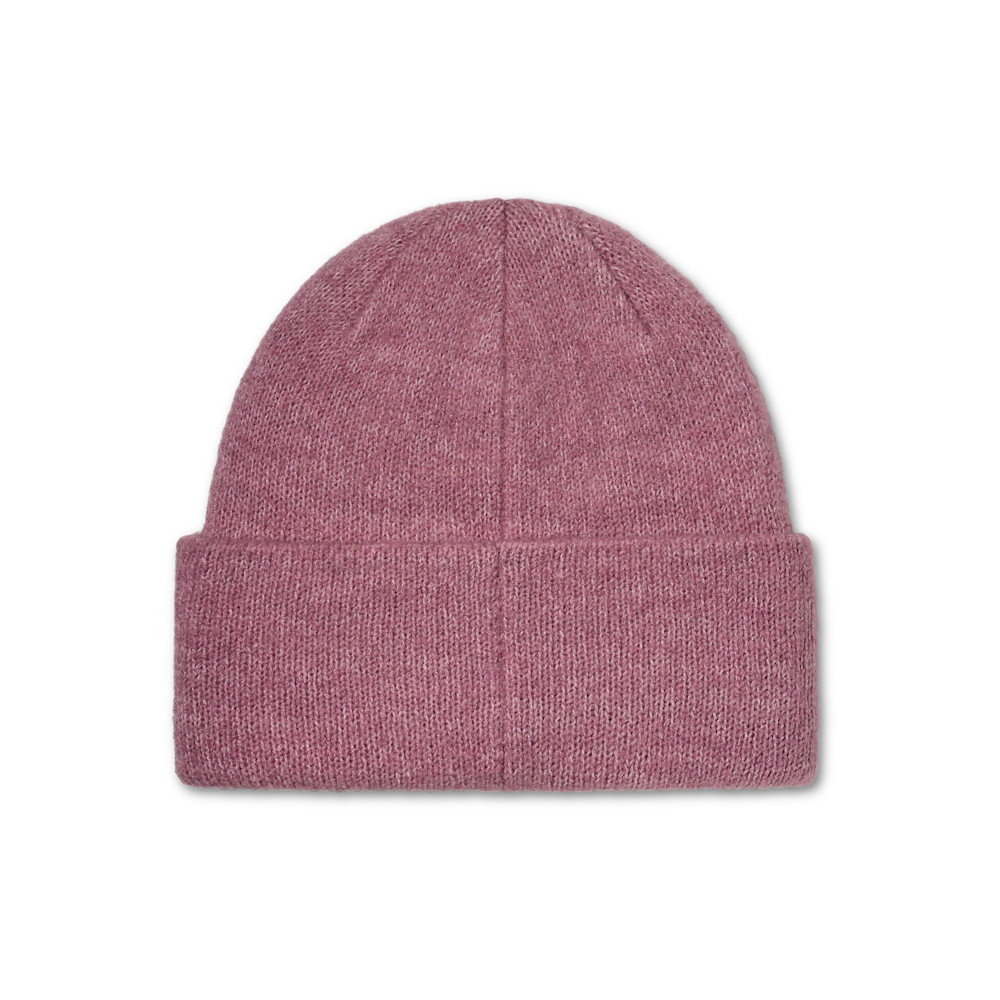 Women's Fuzzy Knit Cuff Beanie - Black