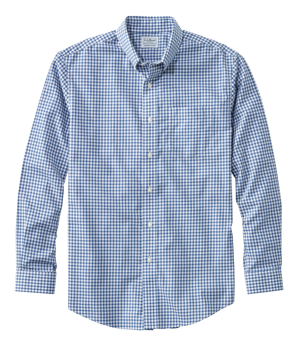 Men's Wrinkle-Resistant Check Shirt - Blue
