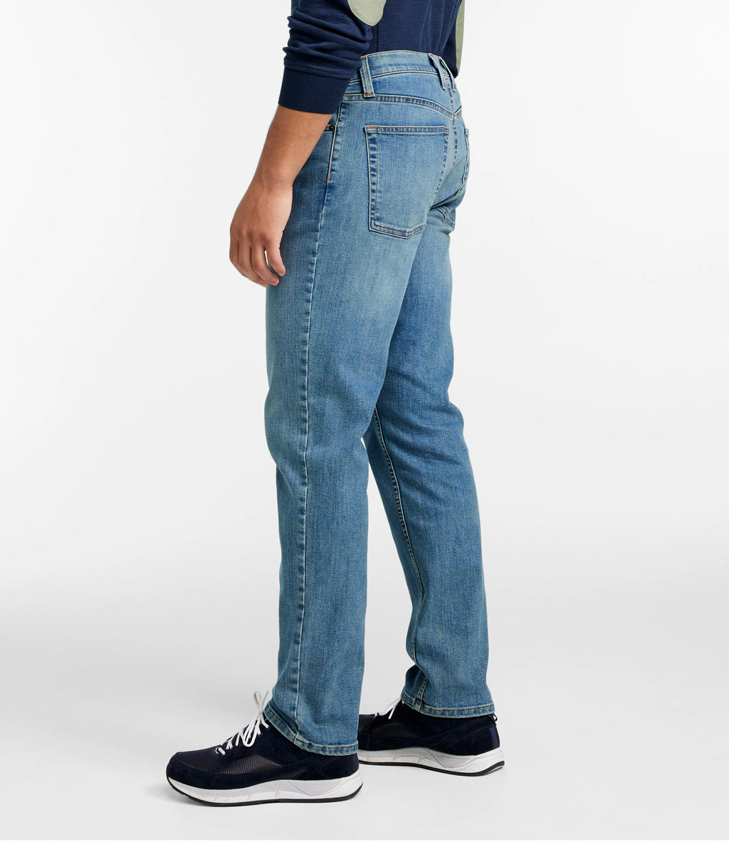 Men's Stretch Straight-Leg Jeans - Tan