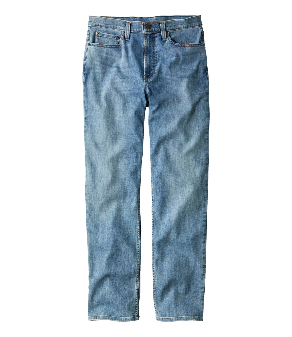 Men's Stretch Straight-Leg Jeans - Tan