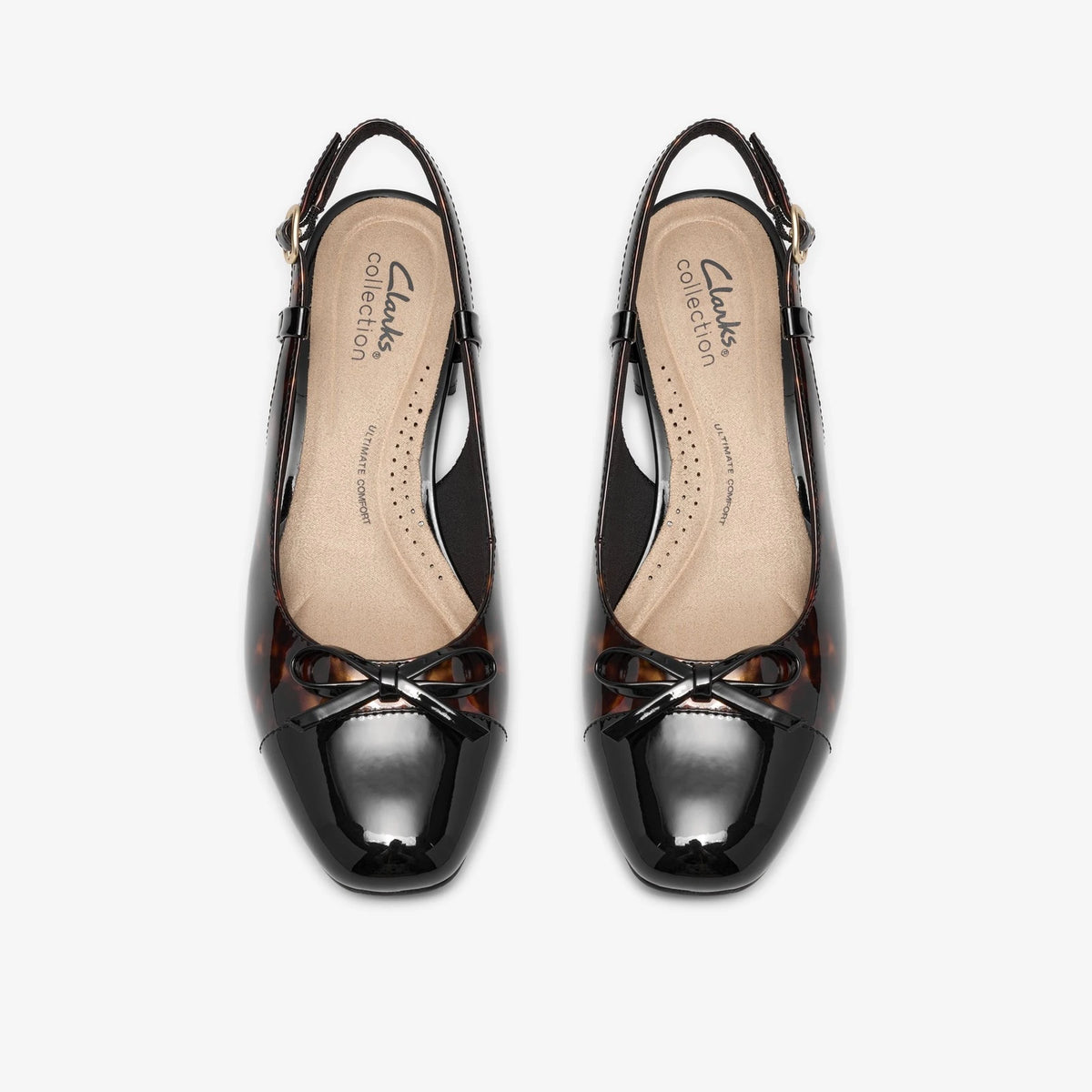 Women's Tortoiseshell Slingback Block Heel Pump