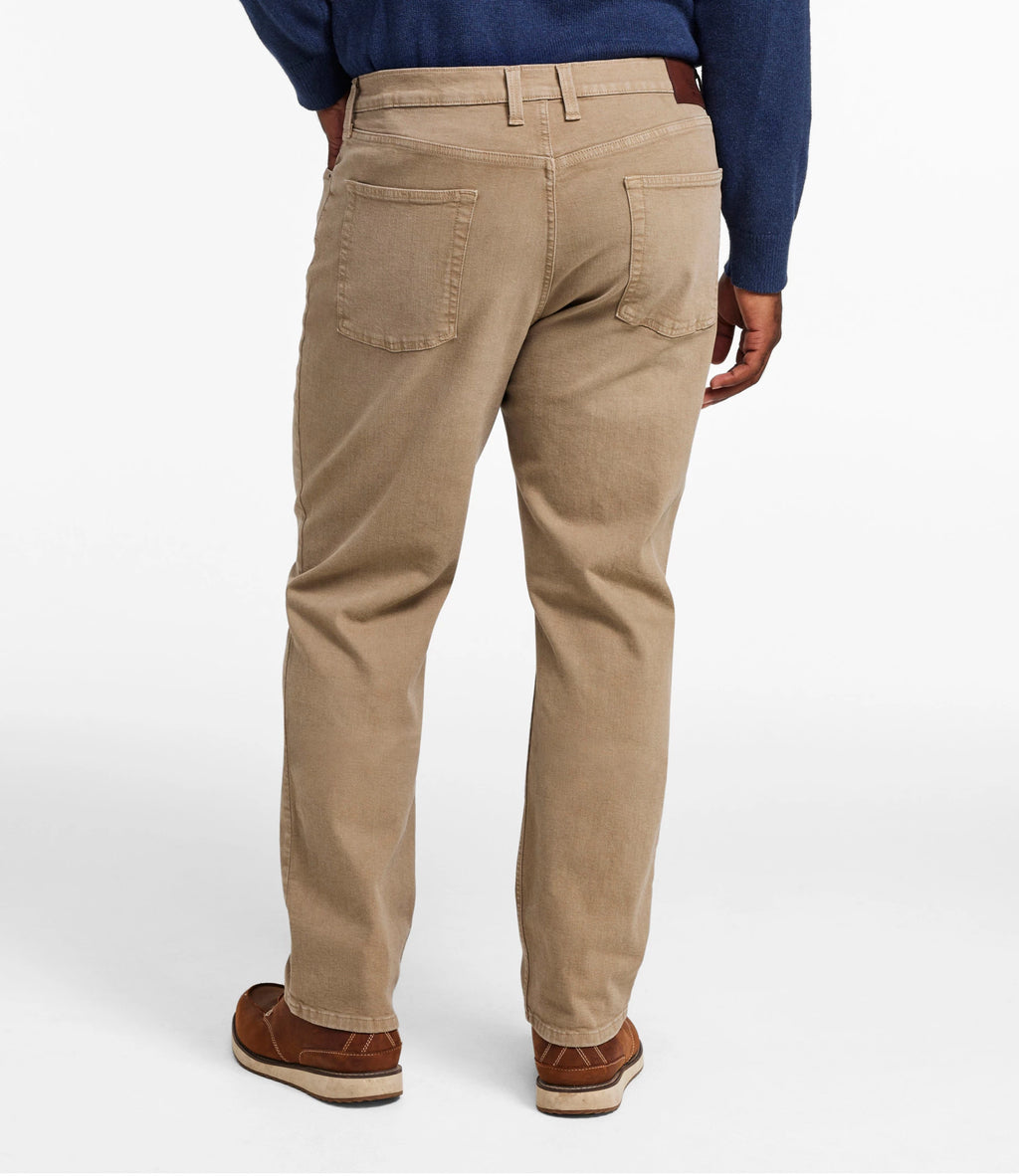 Men's Stretch Straight-Leg Jeans - Tan