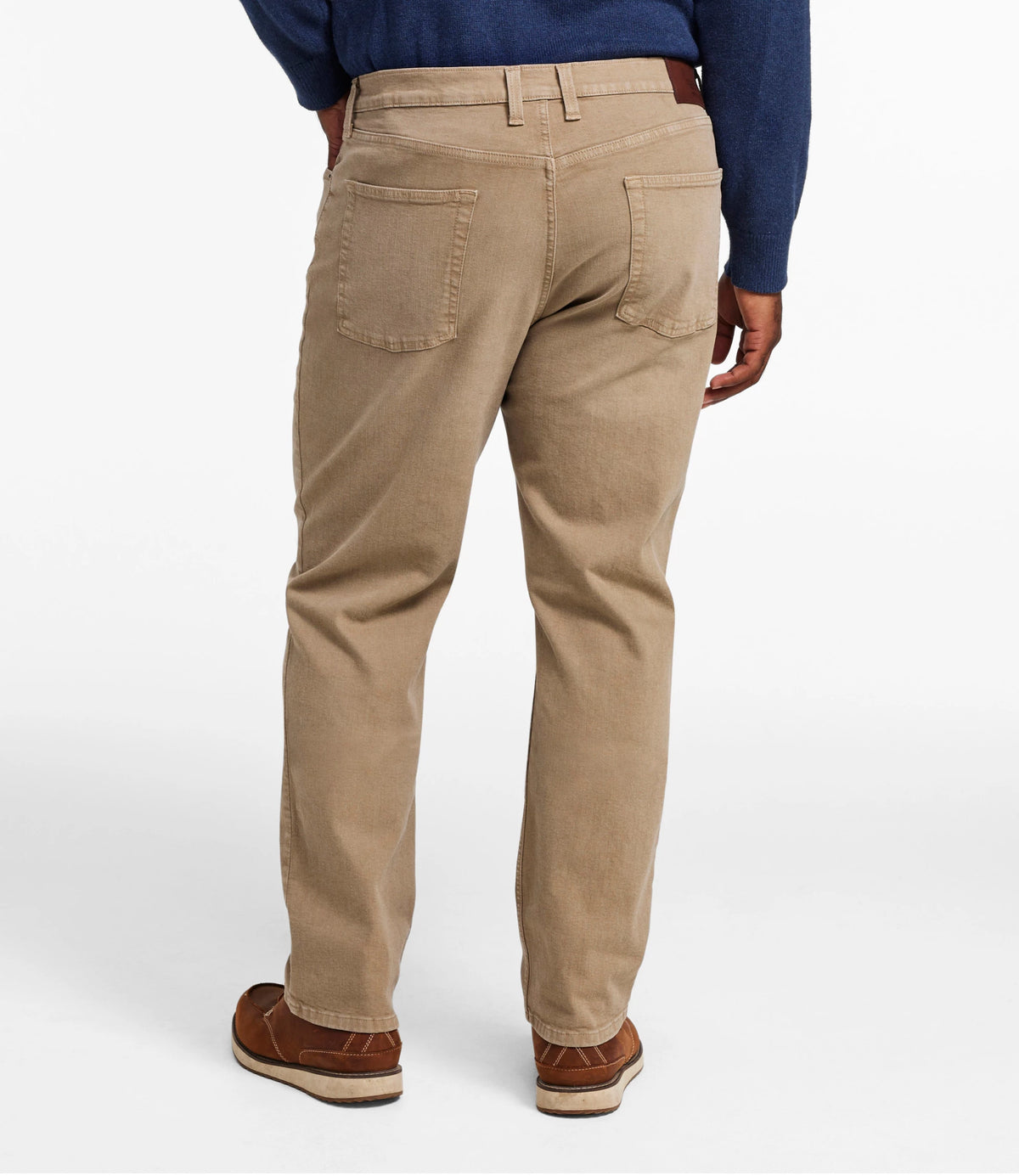 Men's Stretch Straight-Leg Jeans - Tan